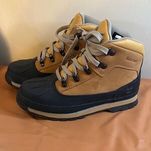 Timberland Kids Brown and Black Outdoor Boots